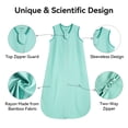 thumbnail image 2 of Baby Sleep Sack 18-24 Months 100% Cotton Baby Wearable Blanket 2-Way Zipper Breathable Lightweight Unisex Sleeping Bag 0.5 Tog Toddler Sleep Sack (3 Pack), 2 of 7