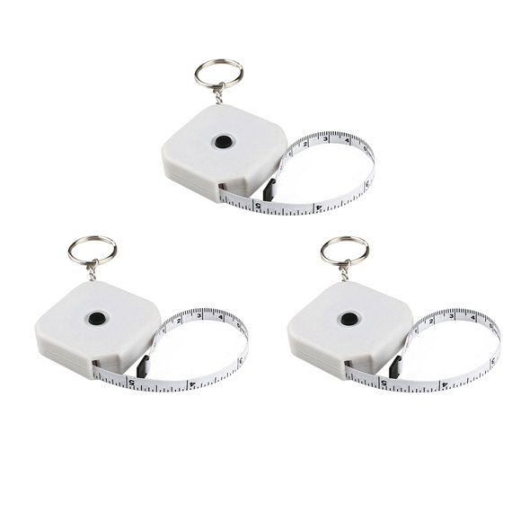 3Pcs Measuring Tape for Body Retractable Measuring Tape Mini Measuring Tape