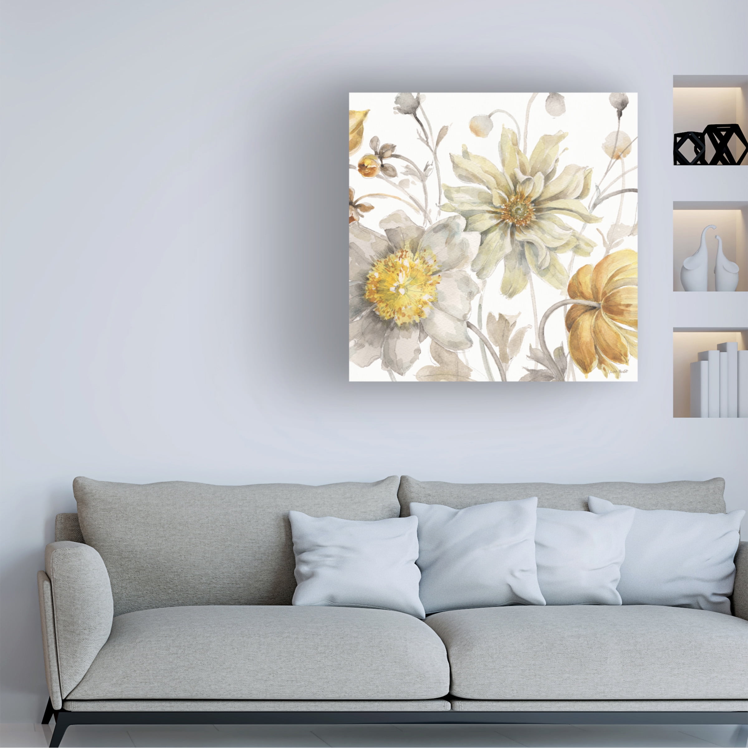 Trademark Fine Art 'Fields of Gold III' Canvas Art by Lisa Audit