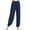 Dark blue, variant on Harem Pants, Comdrip Womens Elastic Loose Casual Cotton Soft Yoga Sports Dance Harem Pants Boho Pants for Women Brown M
