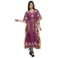 thumbnail image 3 of Moomaya Kaftan Long de Plage pour Femmes, Tenue de Plage, Robe de Plage, Couvre-Maillot Bikini, Kaftan, Grande Taille, 3 of 6