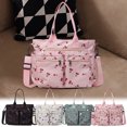 thumbnail image 6 of Women's Cherry Print Tote Bag, Large Capacity Crossbody Shoulder Handbag, Casual Outdoor Messenger Bag, Spacious Carryall with Interior Compartments, 6 of 7