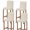 Beige, Cream, variant on Boho Leaves Bar Stool Covers - Stretch Dining Chair Covers Set of 6, Farmhouse Brown Abstract Modern Stripes Bar Chair Cover Removable Counter Stool Pub Chairs Slipcovers Protectors for Kitchen/Cafe