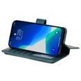 thumbnail image 4 of Wallet Case For iPhone 16 Pro, Premium PU Leather Folio Cover with 9 Card Slots Photo ID Window Cash Pocket Magnetic Closure Kickstand RFID Blocking Shockproof Cover, Darkgreen, 4 of 9