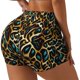 thumbnail image 1 of Fotbe Teal Leopard Shorts Sin Costuras – Shorts Deportivos de Cintura Alta para Mujer, Elásticos para Gimnasio, Yoga, Running o Ciclismo-X-Large, 1 of 8