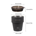 thumbnail image 3 of Tazas para acampar, vasos de café de 300ML, taza de viaje con aislamiento térmico para senderismo al aire libre Sywqhk Para Estrenar, 3 of 3