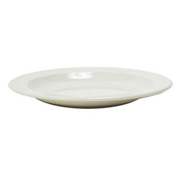 Tuxton China TRE-122 Nevada 12. 25 inch Shallow Pasta Bowl - American White - 1 Dozen