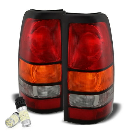 2500 Tail Light Lh Driver - VIPMOTOZ Red & Amber Lens New OE-Style Tail Light Lamp Assembly For 1999-2002 Chevy Silverado & 1999-2006 GMC Sierra 1500 2500 3500, Driver & Passenger Side