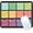Black and Colorful, variant on 2026 Calendar Mouse Pad, 7.9x9.5 Inch Modern US Holidays Design, Non-Slip Aesthetic Mouse Pad for Daily Planning & Productivity, Yellow with Holiday