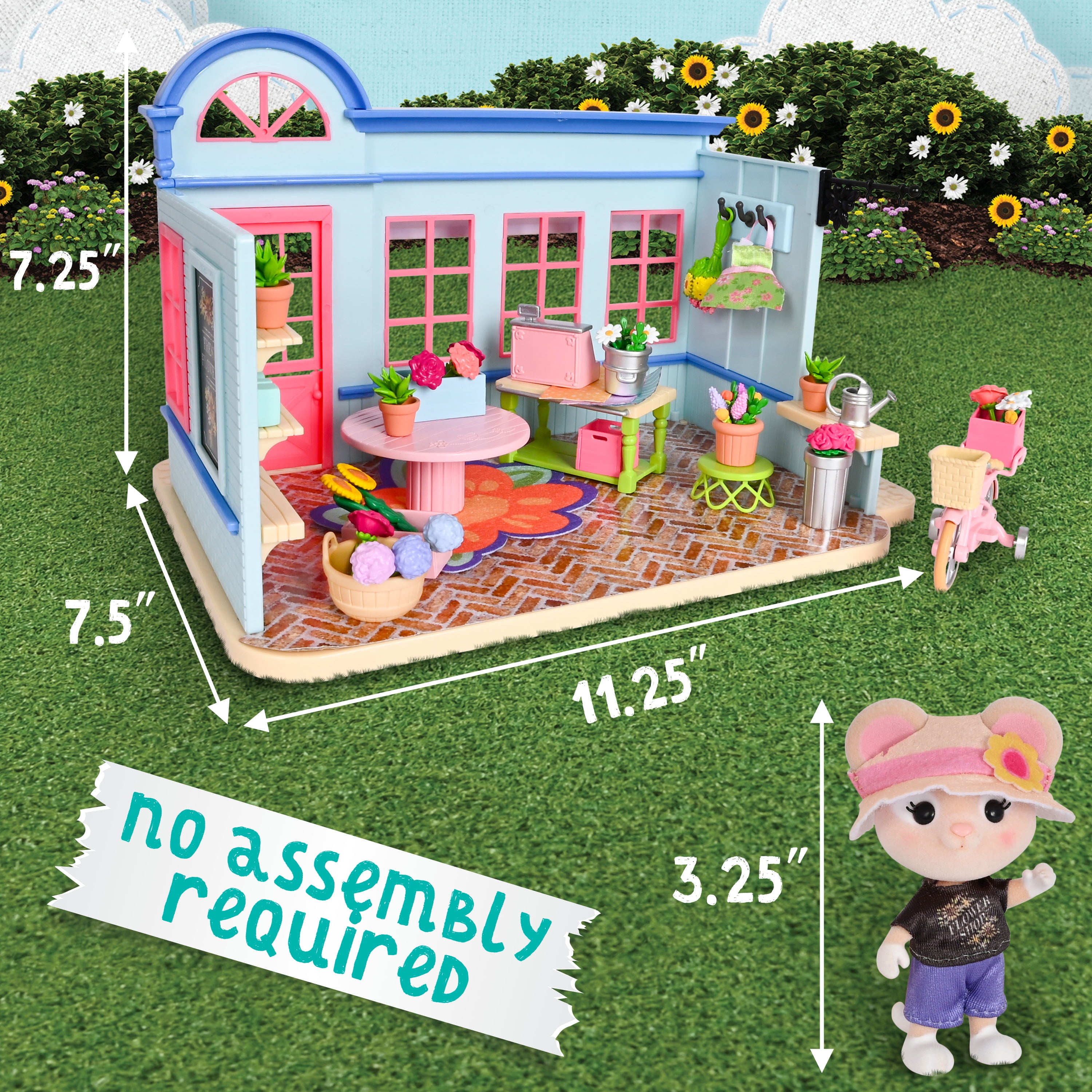 Honey Bee Acres In Bloom Flower Shop Dollhouse – 59 small