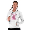 thumbnail image 4 of Fight Boxing Breast Cancer Warrior Hoodie Sweatshirt Women Brisco Brands L, 4 of 6