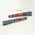 thumbnail image 2 of Sparkly Crystal Hair Pins Rhinestone Crystal Hair Barrettes Clips Glitter Hair Accessories for Women and Girls, 2 of 5
