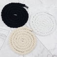 thumbnail image 7 of Tutuviw Thick Rope Shoe Laces, 10mm Wide Round Cotton Chunky Shoelaces Replacement Strings for Sneakers (1 Pairs, Black), 7 of 7
