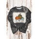 thumbnail image 2 of ABPHQTO Top de manga larga con estampado gráfico de calabaza de leopardo negro It's Fall Y'all para mujer, 2 of 5