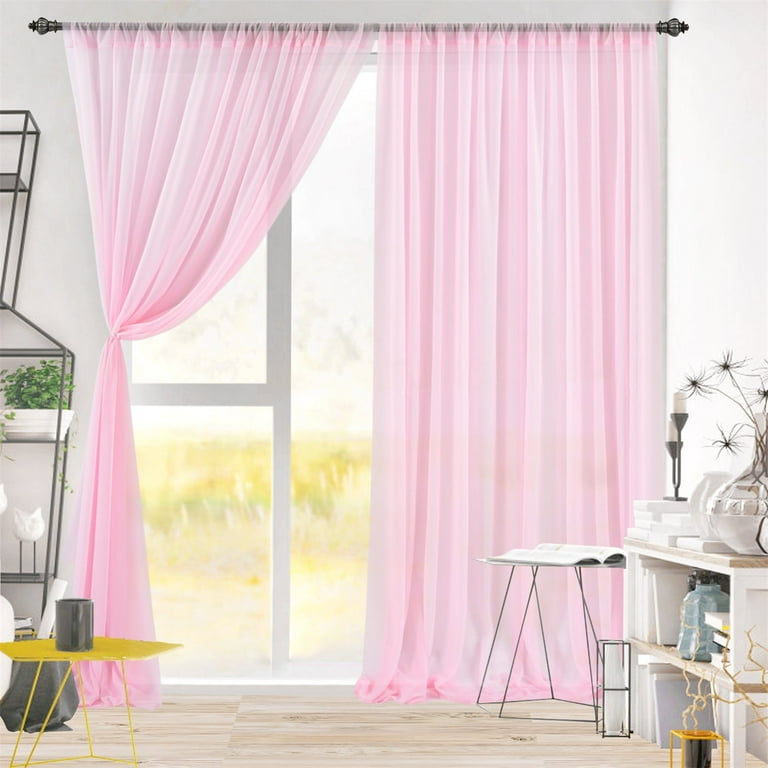 Pink curtain fabric online
