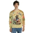 thumbnail image 4 of Belgian Malinois Celebrates Spring and Enjoys a Happy Easter All Over Print 3D Sweatshirt Unisex Merch Sheepdog Dog Lover Gifts - 02001, 4 of 6