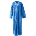 thumbnail image 5 of Lindreshi Robes for Women Clearance Women's Fashion Robe Bathrobe Lengthening Keep Warm Lapel Same Style for Men and Women Long Sleeve, 5 of 9
