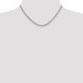 thumbnail image 2 of 14k White Gold 16 Inch 3.35mm Curb Chain Necklace Pendant Charm, 2 of 9