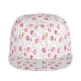 thumbnail image 2 of Fotbe Tulips Flowers Flat Bill Visor Cap Classic Snapback Hat Polyester Foam Trucker Hat Trucker Cap Adjustable Baseball Cap, 2 of 9