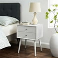 thumbnail image 3 of Modway Ember Wood Nightstand With USB Ports in White White, 3 of 10