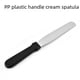 thumbnail image 5 of Espátula para crema, raspador para pasteles, herramienta para hornear, de acero inoxidable, con mango de plástico, de 6, 8, 10 y 12 pulgadas, 5 of 6