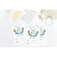 thumbnail image 3 of Inkdotpot 30Antler (Boy) Jungle Animals Baby Shower Invitation Cards Fill In Blank Invites, 3 of 7