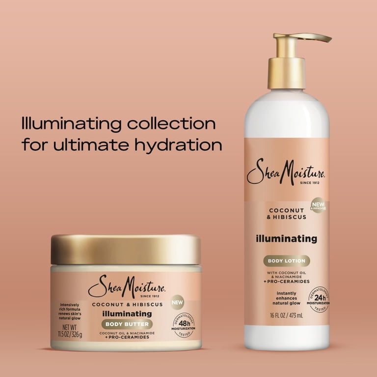 SheaMoisture Illuminating Body Butter, Coconut & Hibiscus, 11.5 oz photo 6