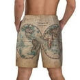 thumbnail image 4 of Gaeub The World is Hemisphere Mens Swim Trunks Stretch Beach Shorts Quick Dry for Men Swim Shorts Swimwear with Pockets- 3X-Large, 4 of 9