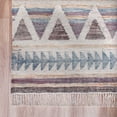 thumbnail image 5 of Laddha Home Designs 7.75' x 9.75' Hand Woven Geometric Striped Area Throw Rug - Multicolor, 5 of 7