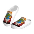 thumbnail image 2 of Yiaed Gnomes Are Holding School Supplies Print Slippers Fuzzy Warm Cozy Slippers Non Slip House Slippers For Indoor Outdoor Slippers House Slippers-8, 2 of 7