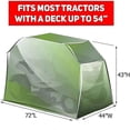 thumbnail image 5 of Waterproof UV-Resistant Heavy-Duty Tractor Cover for Ride-On Mower, 170x61x117cm Outdoor Protection, 5 of 5