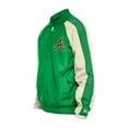 thumbnail image 2 of Men's New Era Kelly Green Atlanta Braves St. Patrick's Day Ripstop Raglan Quarter-Zip Windbreaker, 2 of 3