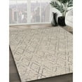 thumbnail image 2 of Ahgly Company Indoor Square Mid-Century Modern Brown Solid Area Rugs, 6' Square, 2 of 6