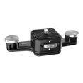 thumbnail image 1 of TELESIN TE-ZJZ-006 Aluminum Alloy Quick Release Plate Arca-Type Base Mount Shoulder Strap Belt Clamp Tripod Ball Head Mount Adapter Set with1/4 Inch Screw for Tripod DSLR ILDC Action Cameras, 1 of 9