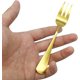 thumbnail image 4 of Tenedores De Mesa Tenedores De Postre De Acero Inoxidable 8 Piezas Tenedores De Pastel Pequeños Dorados Tenedores De Decoración De Mesa De Fiesta Usados ​​​​para Postres De Frutas Helado Ensalada De, 4 of 5