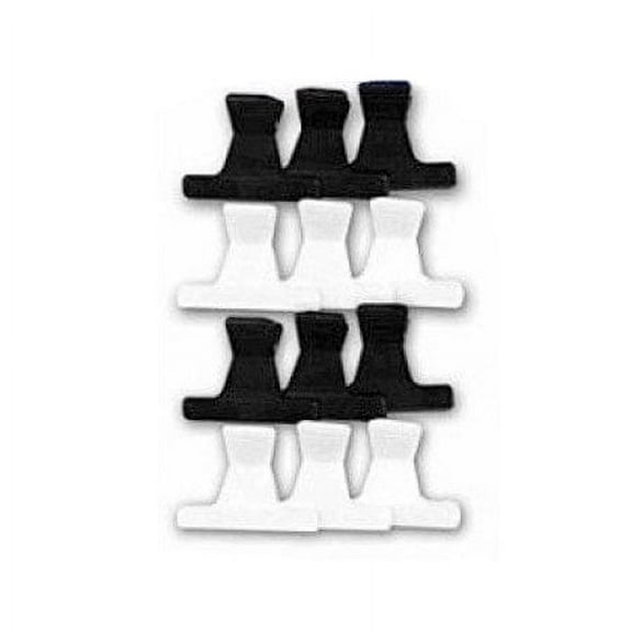 24 Soft 'n Style 2" Butterfly Clamps Assorted Colors