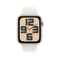 thumbnail image 2 of Apple Watch SE2 44mm GPS Starlight Aluminum Case with Starlight Sport Band - S/M, 2 of 8