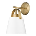 thumbnail image 6 of Z Lite 726-1S-MB-BN 8 in. Z-Studio 1 Light Wall Sconce Wall Light, Matte Black & Brushed Nickel, 6 of 7