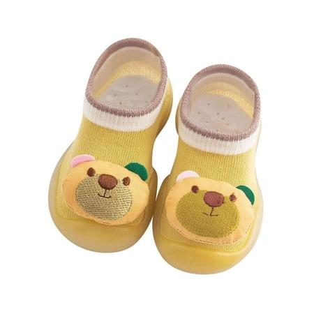 

Yinguo Toddler Kids Baby Boys Girls Shoes First Walkers Cute Cartoon Animals Antislip Shoes Prewalker Sneaker Yellow 20