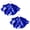 Blue, variant on ranrann 1 Pair Cheer leader Aerobics Pom Poms with Baton Handle Sports Meeting School Competition Green One Size