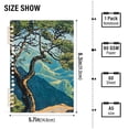 thumbnail image 2 of FORMRS 1-Subject Spiral Notebook 8" x 5" College Ruled 60 Refillable Sheet A5 Hard Cover, 2 Pack, Yellow Tree, 2 of 7