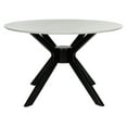 thumbnail image 2 of Safavieh Nicolai 47" Round Contemporary Dining Table, Dark Gray/Black, 2 of 6