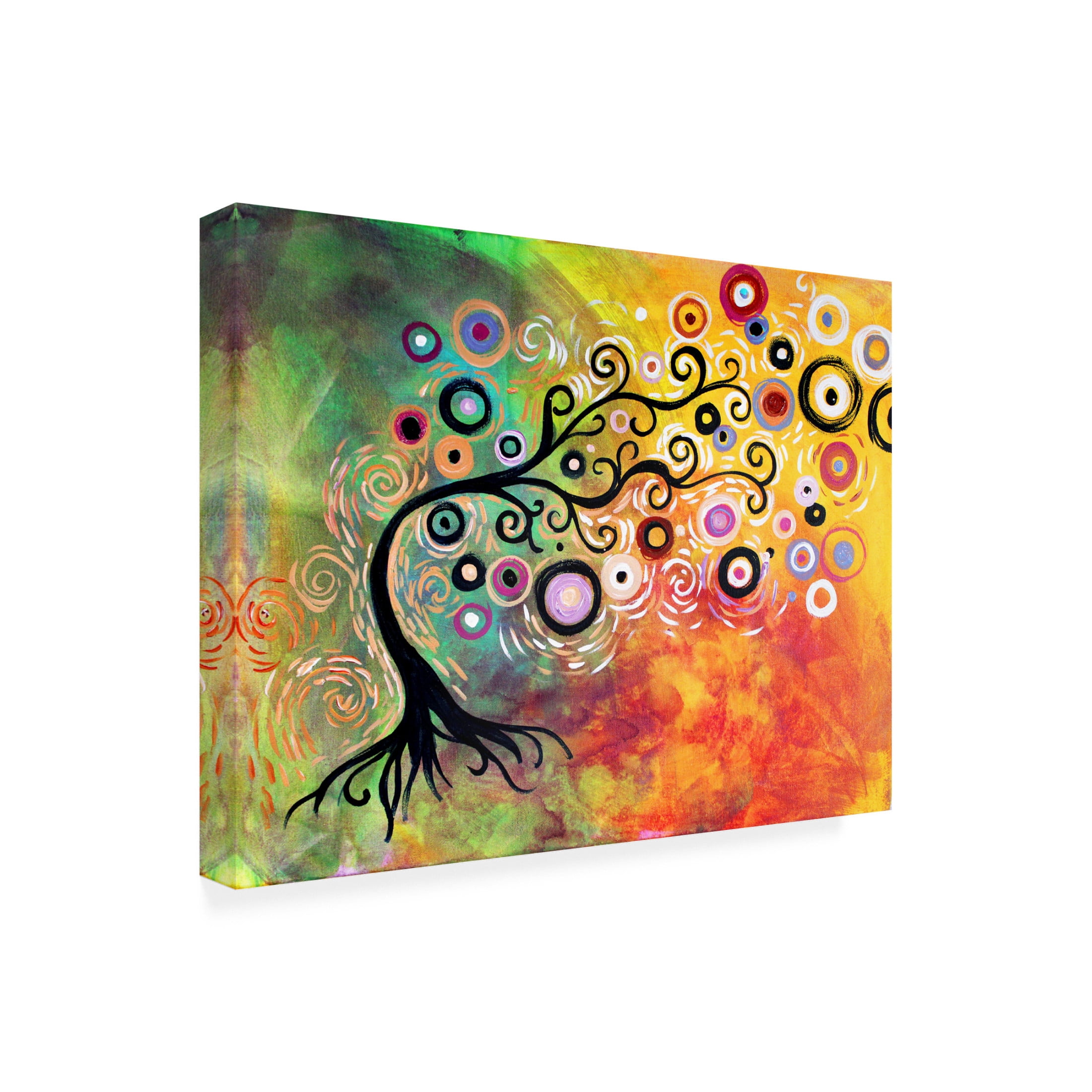 Canvas Wall Art - Natasha Wescoat 'Softly Listening' Wall Art for Living Room, Bedroom, or Office Décor by Trademark Fine Art - 47 x 35 Inches