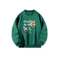 thumbnail image 1 of Sudadera con cuello redondo para mujer, ropa elegante de otoño para entrenamiento, regalo de Navidad en la calle Verde, 1 of 7