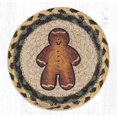 thumbnail image 1 of Capitol Importing 79-111GBM 7 x 7 in. LC-111 Gingerbread Man Round Large Coaster, 1 of 1