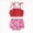 G13-Red, variant on Girls' 2 Piece Summer Outfit 6-12 Months 12-24 Months 2t 3t 4t 5t 6t 7t Children Cool Graphic Short Sleeve Tee & Shorts Set,Cartoon 0-3 Months