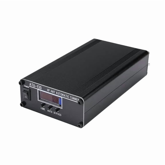 ATU-130 Automatic Antenna Tuner 1.8-50MHz,200W,Micro-Type Short Wave,OLED Display High Performance for Radio Enthusiasts