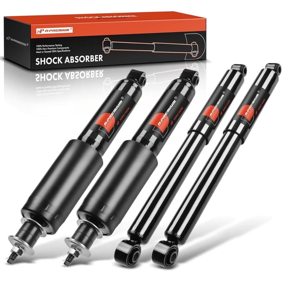 A-Premium Set (4) Front and Rear Shock Absorber Compatible with Mitsubishi Montero Sport 2000 2001 2002 2003 2004, Driver and Passenger Side