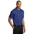 thumbnail image 4 of Port Authority Silk Touch Performance Pocket Polo-3XL (Royal), 4 of 6