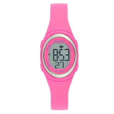 Casio Women's Digital Sport Watch, White/Pink LW200-7AV - Walmart.com